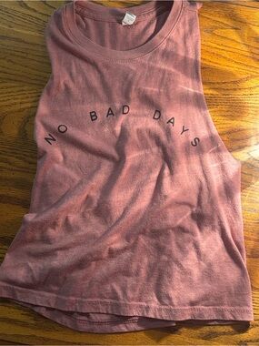 Bella Canvas Mauve Pink 'NO BAD DAYS' Muscle Tank